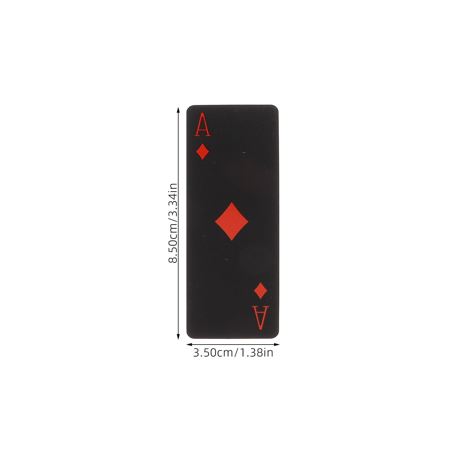Angoily Cartes à Poker en Plastique PVC Noir Étanches Motif Crâne Créatif, Solide Soirées en Famille ou Fêtes Adultes