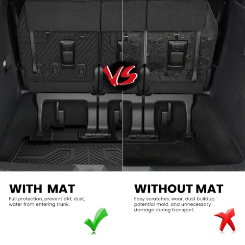 Image of LASFIT Cargo Mat & Backrest Mat for Toyota Sienna 7 Seat & 8 Seat 2021-2026