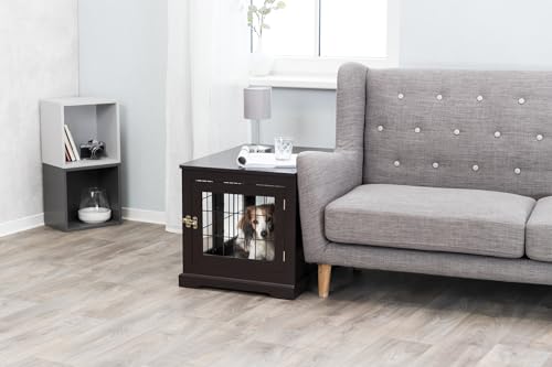 TRIXIE 29.5" Indoor Dog Crate, Wooden Crate Table for Dogs Up to 25 lb, Small Dog Kennel, Perfect in Any Room, Brown - Image 5
