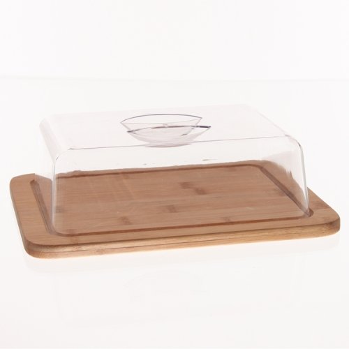 Maison futée - Plateau à Fromage en Bambou et Cloche