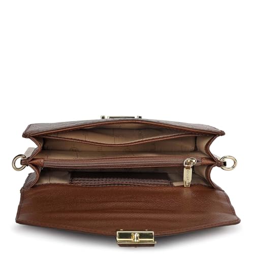 Image of Da Milano Leather Shoulder Bag for Women (00373OL)