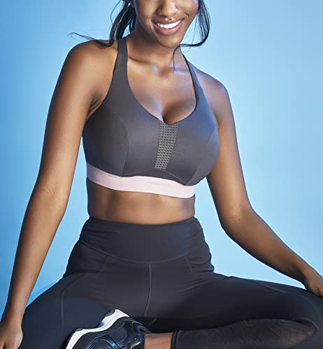 Panache Women's Ultra Perform Non Padded Sports Bra 5022, Charcoal, 32F #TOP4
