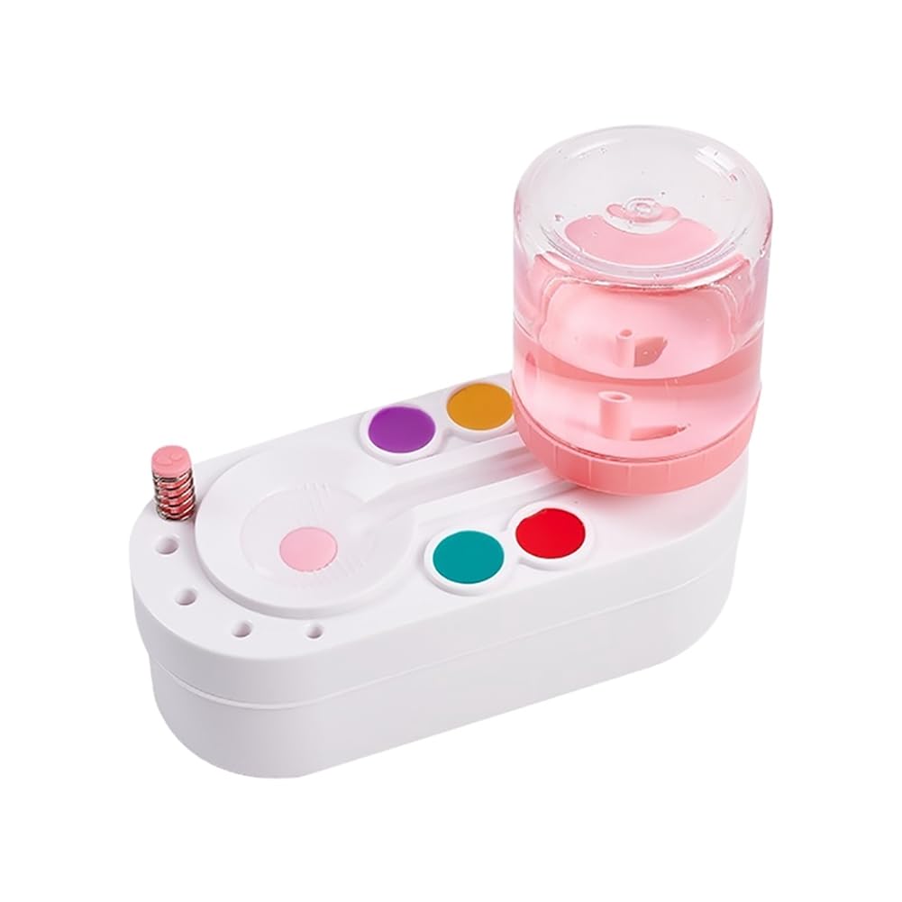 Aundhegrtt Watercolor Brush Cleaner with Drain Cleaner Rinse Cup and Paint Dispenser