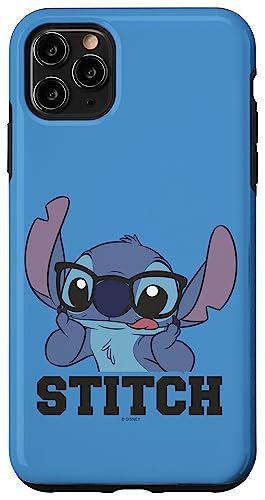 Coque iPhone 11 Pro Max Stitch Lilo Disney Nerdy antichoc en plastique rigide