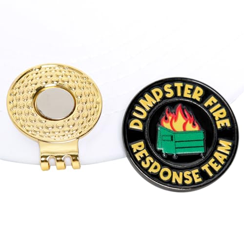WUSUTE Dumpster Fire Golf Ball Marker