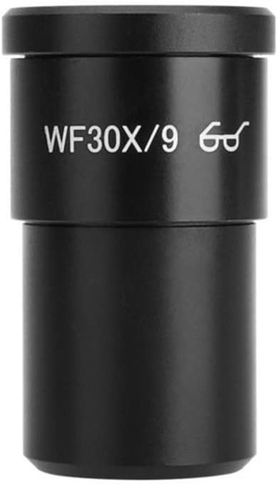Microscope Accessories Kit WF30X Wide-Angle Eyepiece 30mm/23.2mm InterfaceHigh Eye Point Field of View 9mm Biological Microscope Accessories Microscope Slides