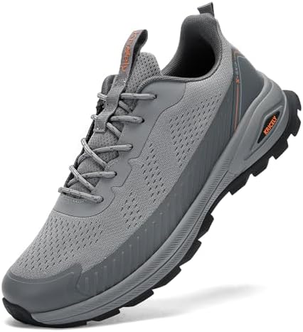 Kricely Men's Trail Running Shoes 2.0 - Lightweight Breathable No...