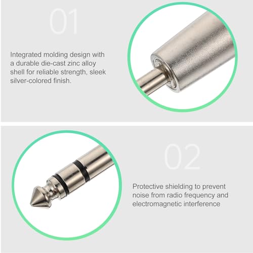 Convertidor de Micrófono XLR Toddmomy para eliminar ruidos y adaptar cables de audio 6
