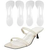 Solette in Gel per Tacchi Alti, Supporto Arco Plantare, 2 Paia Solette Gel Donna, Autoadesive Antiscivolo per Décolleté Sandali Ballerine Scarpe Basse Stivali (A)