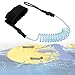 01 02 015 Paddle Board Ankle Strap, Heat Shrink Protection Surfboard Leash for Body for Surfboard(Transparent Blue core)