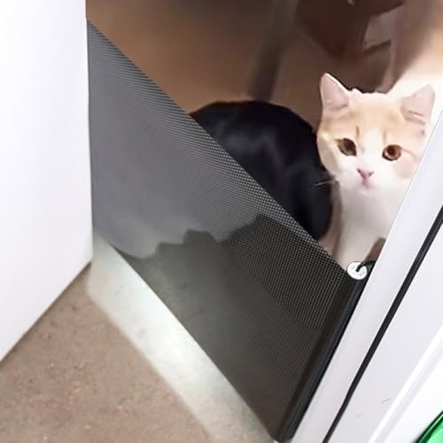 Retractable Pet Gate No Drilling - Extendable Mesh Barrier for Dogs & Cats, Portable Indoor Safety Gate for Stairs, Doorways, Hallways, Decks & Patio (58x125cm) - 3