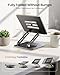 LOXP Adjustable Tablet Stand, 360 Rotating iPad Stand with Heavy-Duty Base, Tablet Holder Compatible with 4.0-16.9