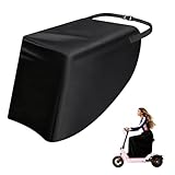 DXIA Roller Beinschutz, Regenschutz Beine Motorroller, Beinschutz Beinabdeckung Roller Winter, Beinschutz Scooter Motorroller, Wind-und Regenschutz mit Thermo-Futter (Schwarz)