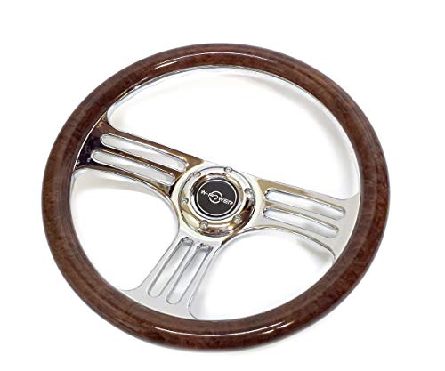 Amazon | 14インチ ステアリング ハンドル JDM ディープコーン