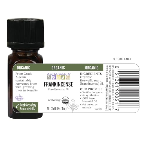 Aceite Esencial Orgánico de Incienso Aura Cacia 7.38 ml miniatura 5