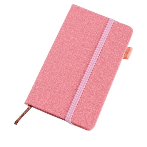 Carnet de poche multicolore A6 rose pour écrire vos idées en voyage