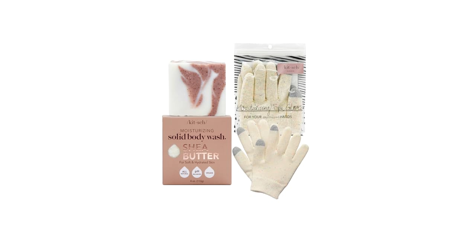 美容セット　バスグッズ Amazon.com : Kitsch Self-Care Kit | Hydrating Shea Butter