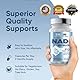 NAD+ 1000 mg Supplement, (120 Capsules) ultra-reine hohe Absorption, effizient für den zellulären Energiestoffwechsel & Reparatur, Vitalität & Gesundheit