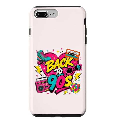 Back to 90s �m�X�^���W�A ���[���[�X�P�[�g ���W�J�Z 90�N�� �X�}�z�P�[�X iPhone 7 Plus/8 Plus �p