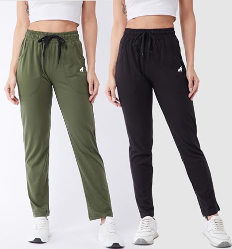 Image of Modeve Women Track Regular Fit Pants