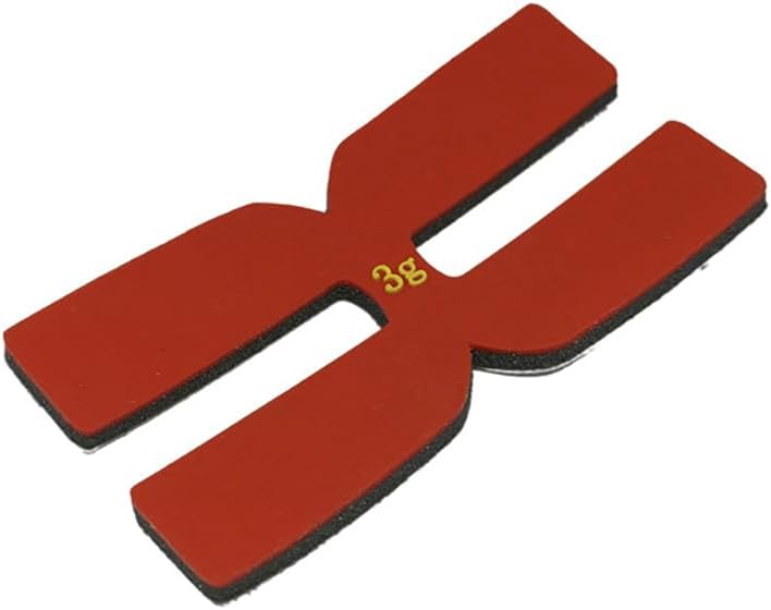 Raqueta de bádminton Raqueta de peso, tiras de equilibrio de cabeza en forma de H, raqueta de tenis de mesa, peso y tiras de equilibrio