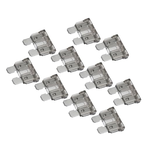 VekAuto 10 Pcs Blade Style Fuse, 2A Blade Fuses Universal for Car Plastic Metal Gray