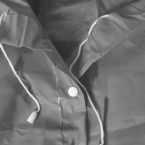 Capa de Chuva em EVA Longa Infantil Menino e Menina Com Capuz Ajustável Cobre Toda a Cabeça (Rosa)