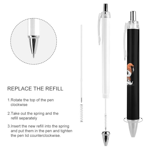Bolígrafo retráctil de Halloween ideal como regalo original para compañeros de trabajo, 4 unids 4