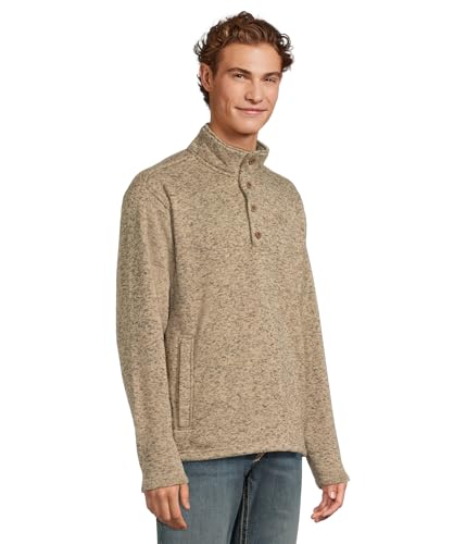 Ariat Caldwell pull homme 1/4 button col montant en maille