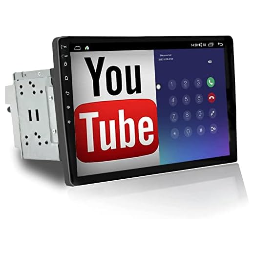 Double Din Touchscreen Car Stereo - Detachable 10 Inch Car Audio Receivers, Floating QLED Car Radio Multimedia Player with Apple CarPlay, Android Auto, Bluetooth, Live Rear View Camera, 5.1 Channel