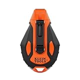 KLEIN TOOLS CHLK50S Chalk Reel, 50-Foot, 4:1 Gear Ratio, Quick-Release Spool Clutch, Chalk Line and Twist-Lock Top with a Nested Hook Design