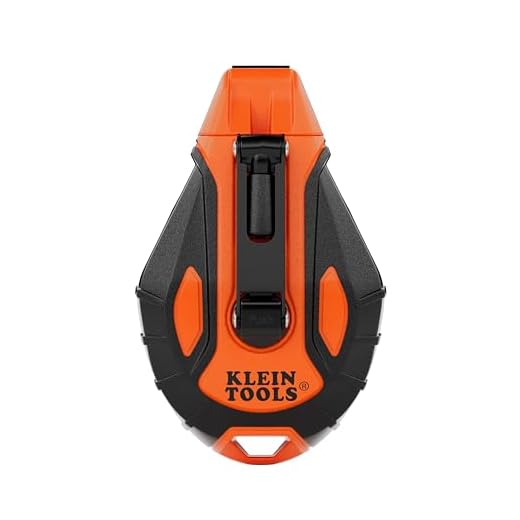 KLEIN TOOLS CHLK50S Chalk Reel, 50-Foot, 4:1 Gear Ratio