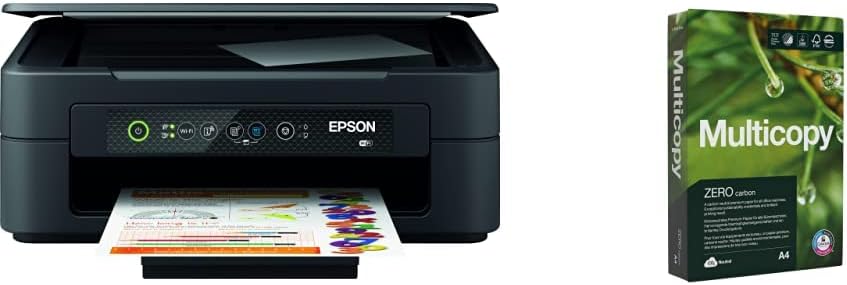 Expression Home XP-2200 Print/Scan/Copy Wi-Fi Printer & Multicopy Zero A4 Paper, 80gsm, 500 sheets,Pack of 1