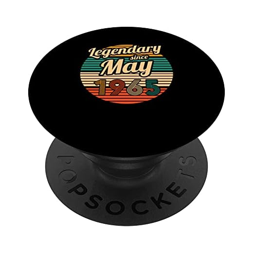 Legendario desde mayo de 1965 58 cumpleaños hombres PopSockets PopGrip Intercambiable