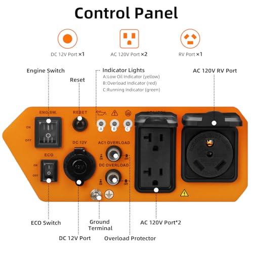 Portable Silent Inverter Generator 2200W