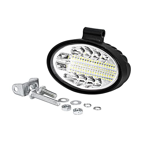 BATLAM 2 Peças Farol De Motocicleta Luz De Trabalho De Alto Feixe Baixo 12V 24V 36V Para Pickup Truc
