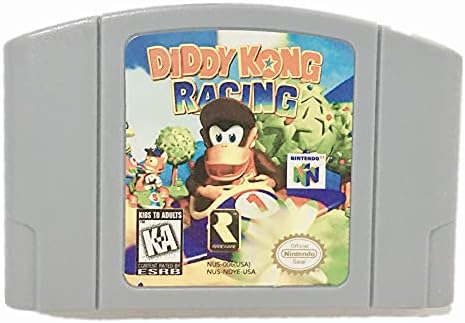 Diddy Kong Racing for Nintendo 64 Game, N64 Diddy Kong Racing Video Game Cartridge Card Compatible for N64 Games Retro-Classic Game Console,Fond memories of childhood,Good collectibles,US Version