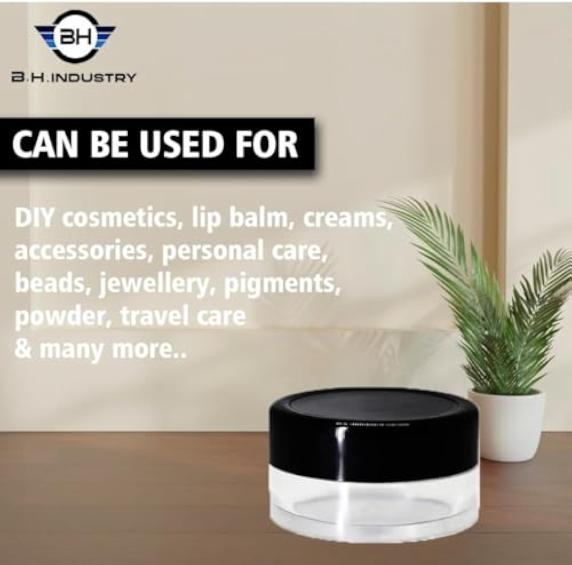 Empty Cosmetic Containers, Acrylic Jars, Small Containers for Cosmetics