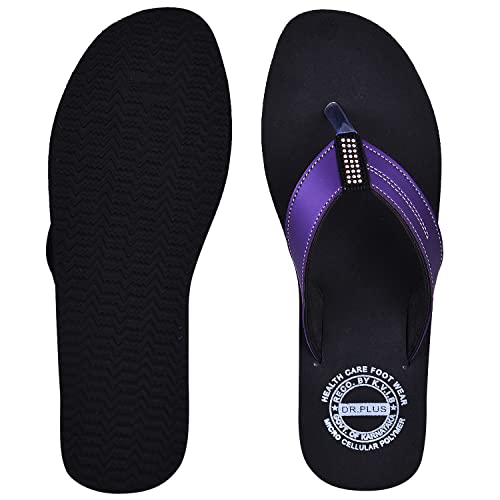 Image of DR PLUS Women's Healthcare, Diabetic and Orthopedic MCR /MCP Footwear /Sandals /Slipper /Chappal