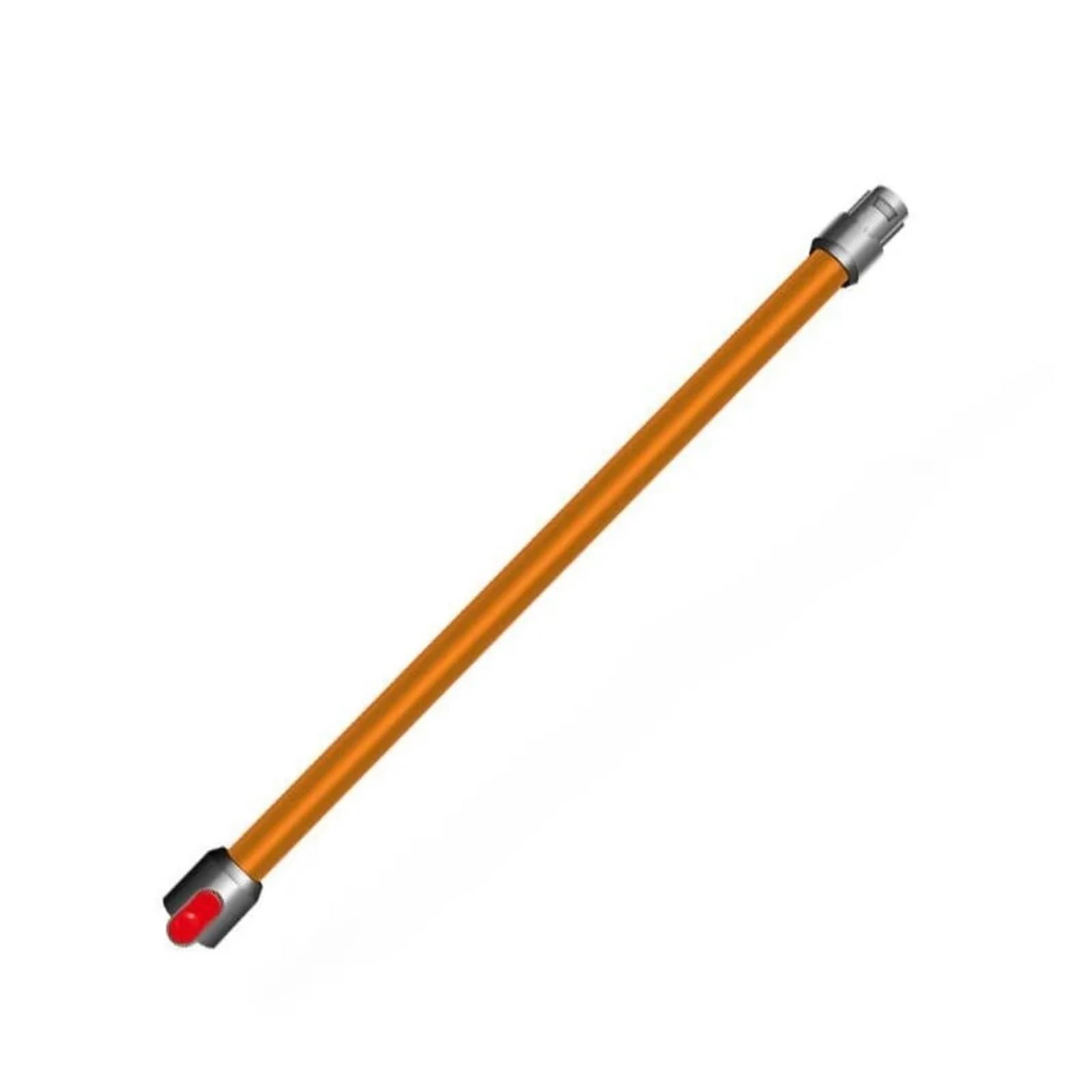 ，Compatible for Dyson，V6 DC58 DC59 DC61 DC62 Metal Extension Tube，Replacement Vacuum Pipe(V6 Orange)