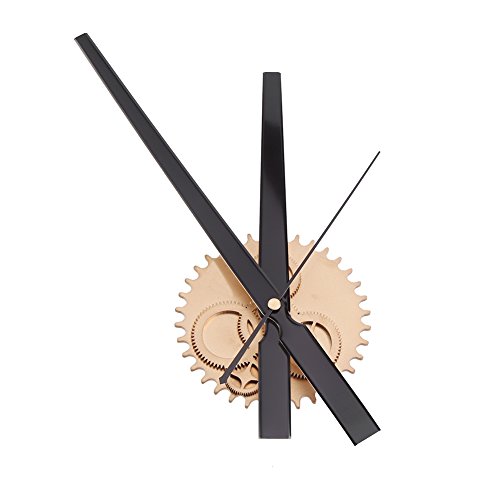 Simple Design Creative Acrylic Diy Mechanism Gear Dial Large Wall Clock Novelty Home Decoration (Gold) #TOP1