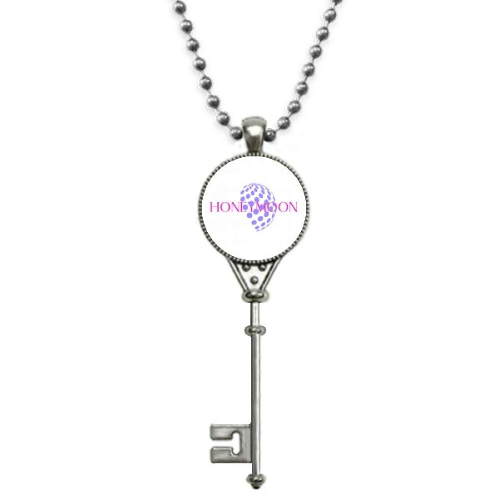 A K Homes -Sweetness Surrounds Richness. Pendant Vintage Necklace Silver Key Jewelry