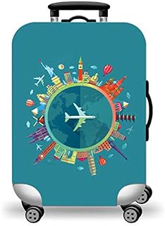 WUJIAONIAO Travel Luggage Cover Spandex Suitcase Protector Washable Baggage Covers