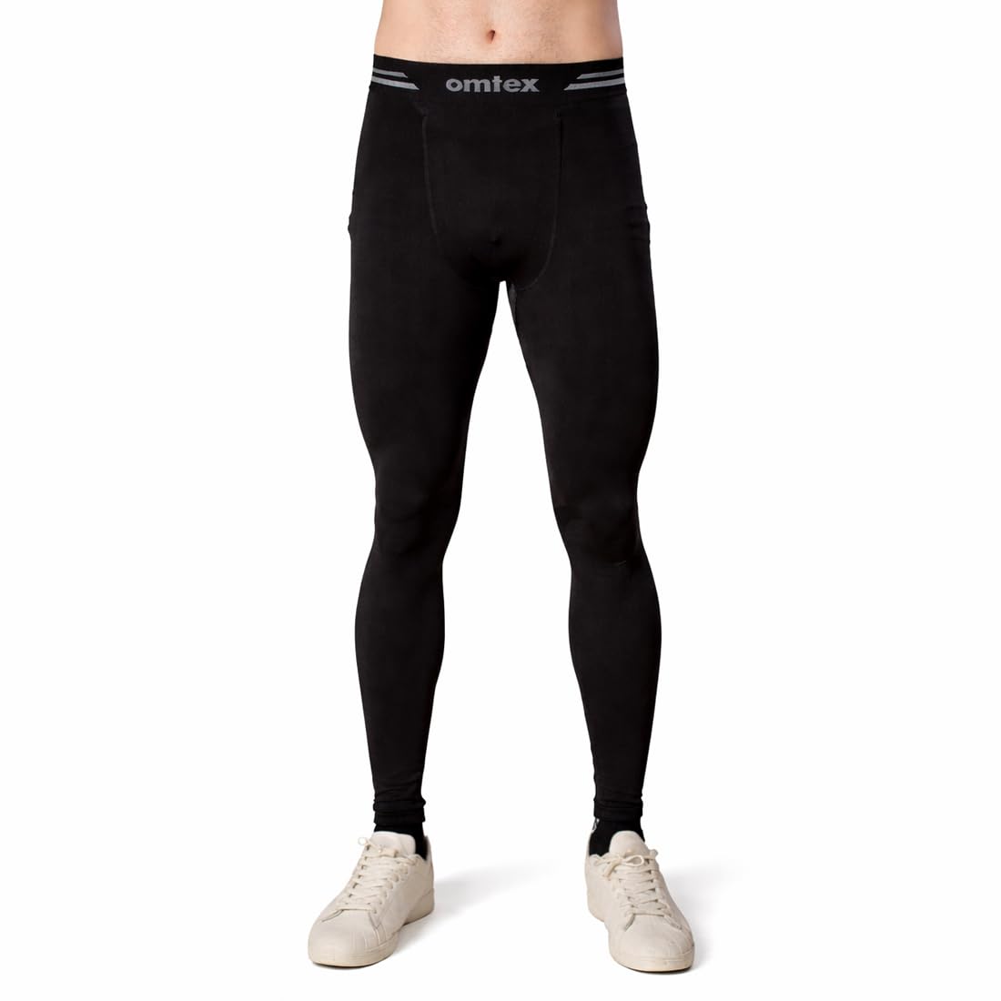 omtex Men’s Seamless Compression Trousers | Muscle Fit, Stretchable, Sweat Wicking Sports & Gym Wear-picture-26