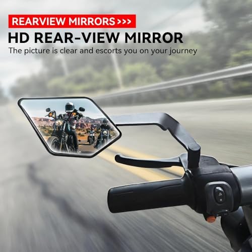 Espejo retrovisor para Ducati V4 ajustable con anclaje al manillar de moto 7