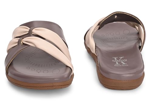 Image of Karaddi Doctor Sandals for Woman | Flats Women Stylish | Womens Sandals Flats | Slippers Orthopedic Footwear for Women Stylish Flat Sandal | Flat Fashion Sandal