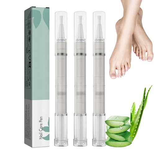Nail Care Pen, Nail Fungus Pen, Anti Fungal pen, Fungal Nail improvement for Toenails, Natural Ingredients Nail Serum, Toe Nails Fungal, Nail Strengthener With Tea Tree Oil (3Pcs)