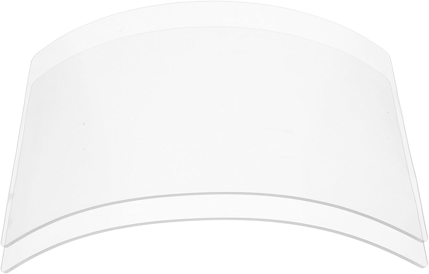 LIFKOME 2pcs Sandblasting Hood Replacement Lens with Antifog Technology and Stable Positioning, Organic Glass Protective Outer Lens for Sandblasting and Welding Applications