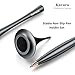 Kavura Metal Gravity Spinner Pen – Crafted with Japanese Precision, Anodized for a Sleek Metallic Finish – Relieves Stress & Sparks Creativity – Elegant Gift for Professionals and Graduates (Black)