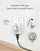 Temporizador mecánico para enchufe TiFFCOFiO para interiores, temporizadores de 3 patas para tomacorrientes, programable de 24 horas para luces navideñas, certificado ETL (2 piezas) 8